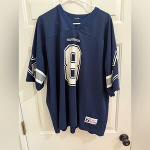 VTG Logo 7 Dallas Cowboys Troy Aikman Jersey Mens 2XL